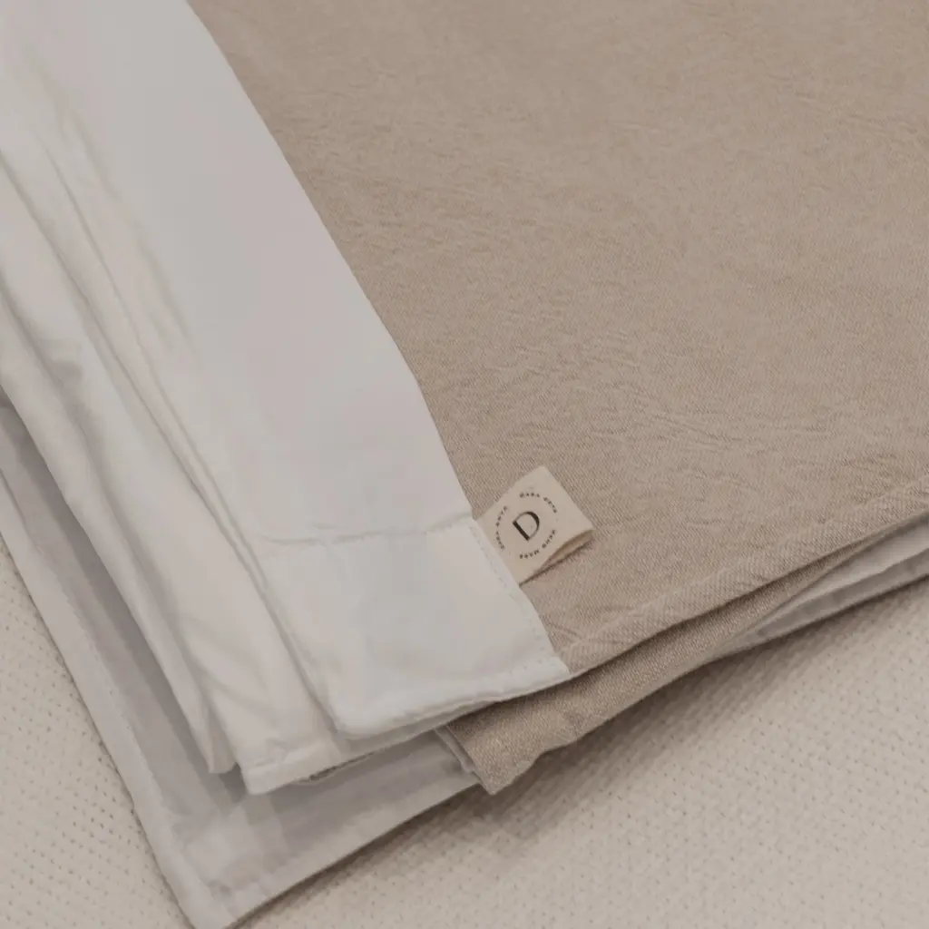 FUNDA EDREDON - WASHED BEIGE | SATEN