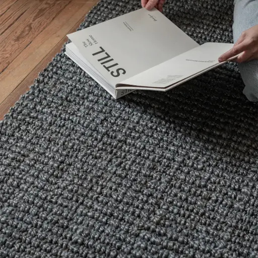 ALFOMBRA YUTE - GREY