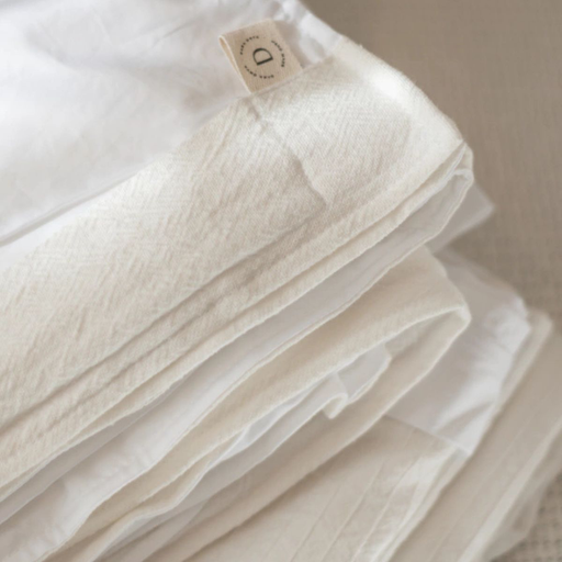 FUNDA DE EDREDON - WASHED OFF WHITE | SATEN